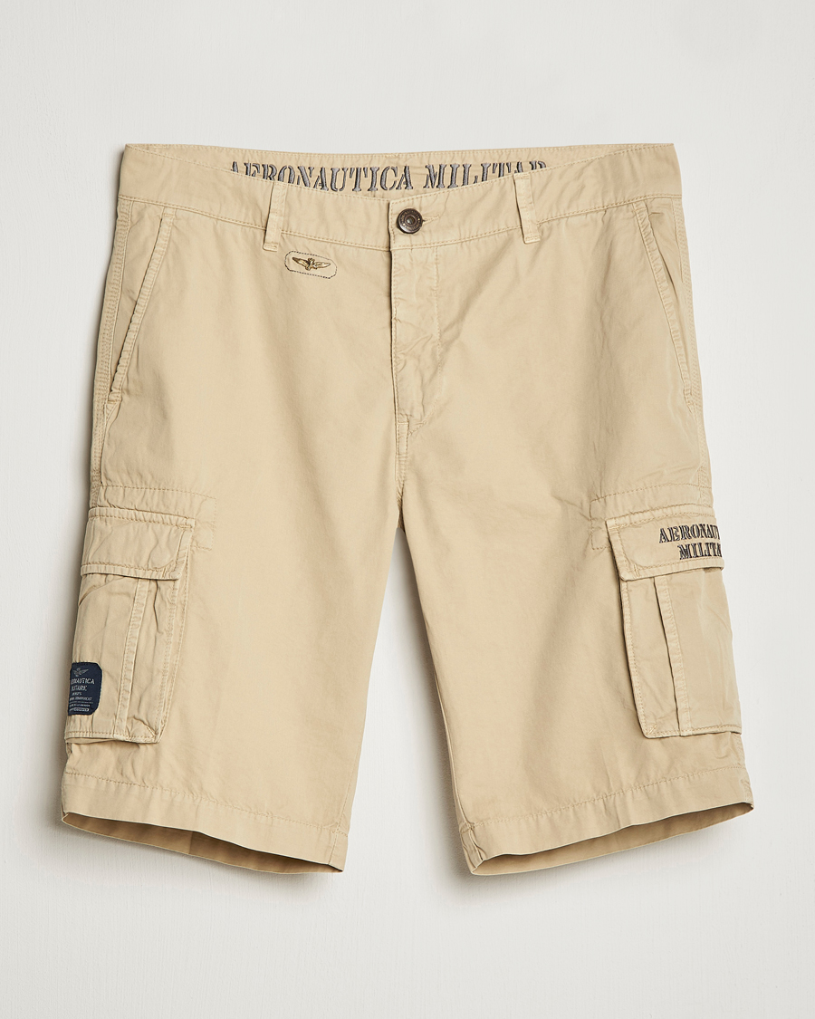 Herren | Shorts | Aeronautica Militare | BE066 Cargo Shorts Sand