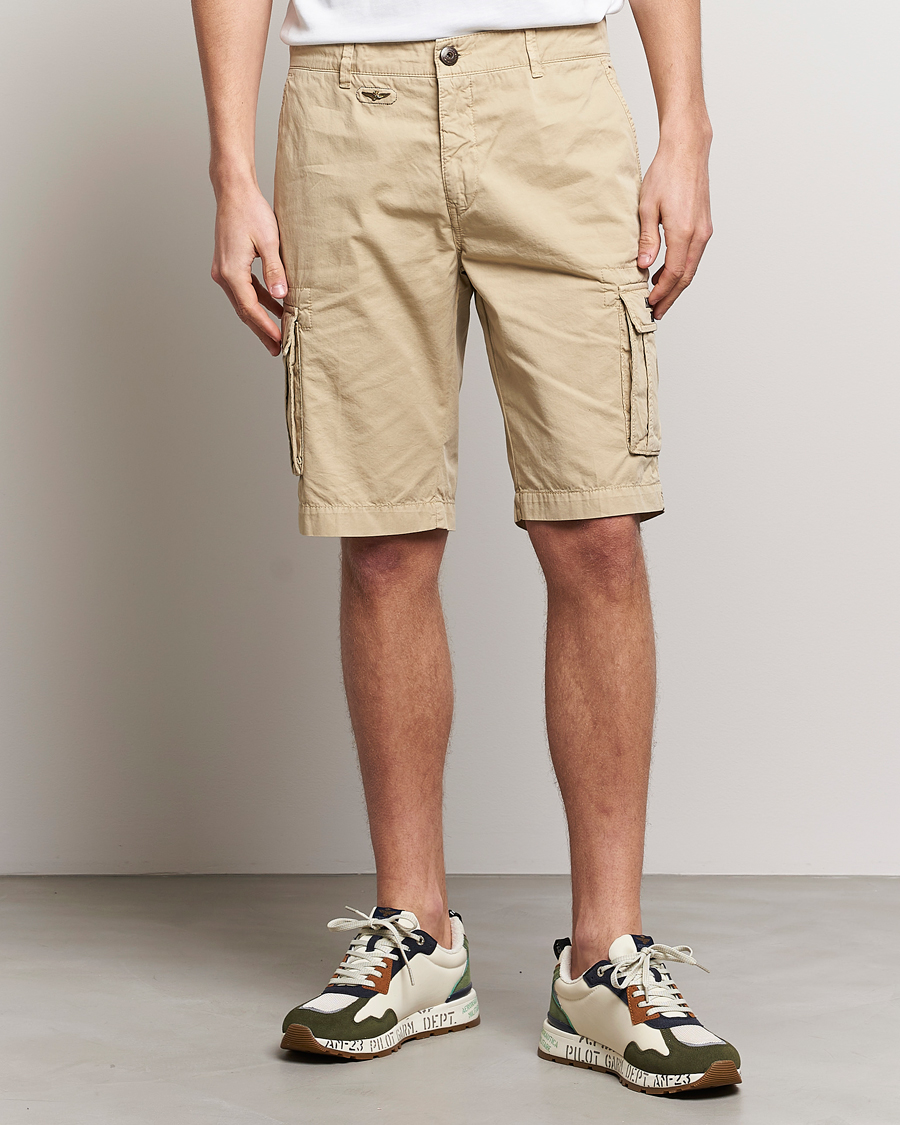 Herren |  | Aeronautica Militare | BE066 Cargo Shorts Sand