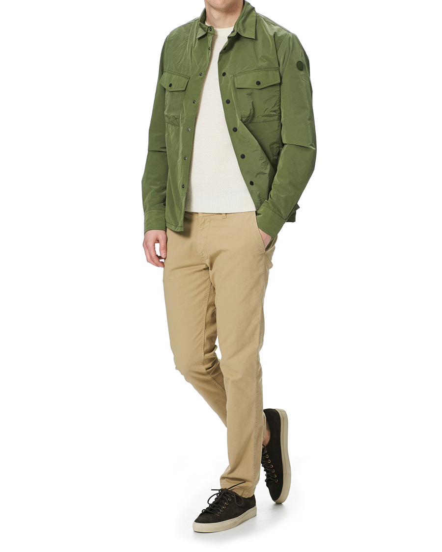 Herren | Hemden | Save The Duck | Elton Crinkle Nylon Shirt Jacket Cactus Green