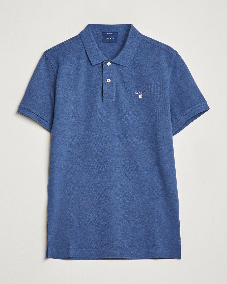 Herren | Poloshirts | GANT | The Original Polo Marine Melange