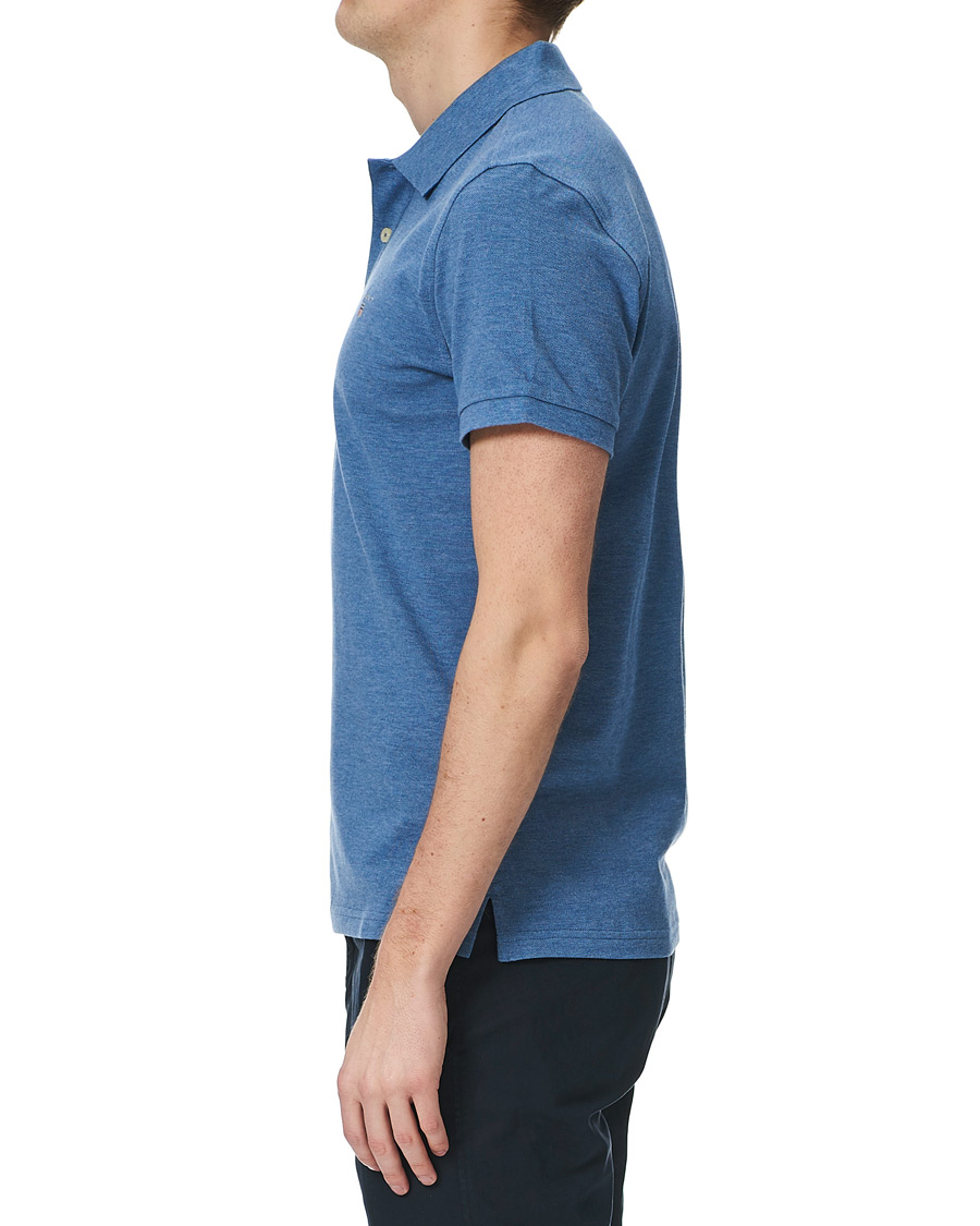 Herren | Poloshirts | GANT | The Original Polo Denim Blue Melange