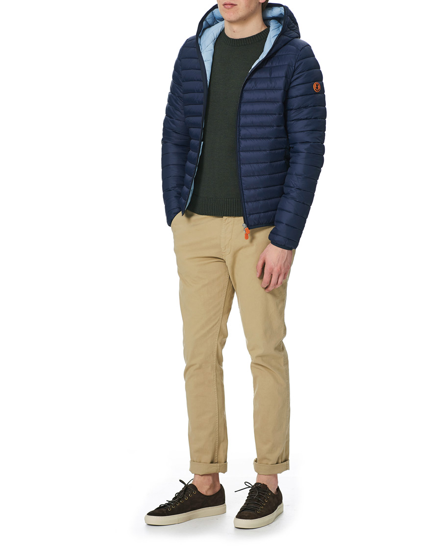 Herren | Jacken | Save The Duck | Donald Lightweight Padded Hooded Jacket Navy