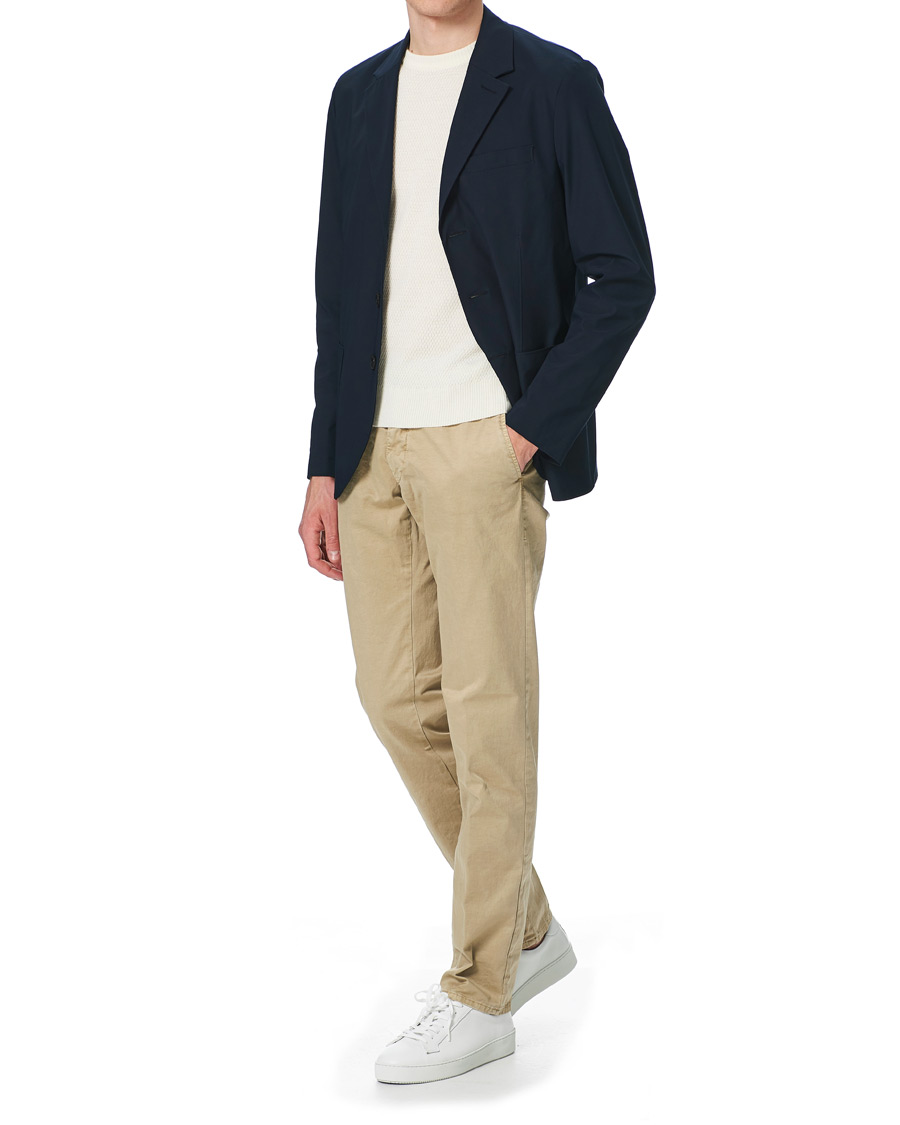 Herren | Sakkos | Harris Wharf London | Light Technic Travel Blazer Dark Blue