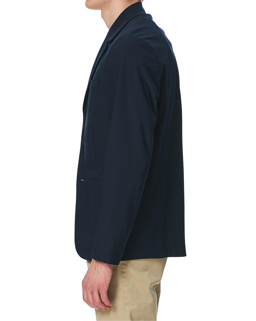 Herren | Sakkos | Harris Wharf London | Light Technic Travel Blazer Dark Blue