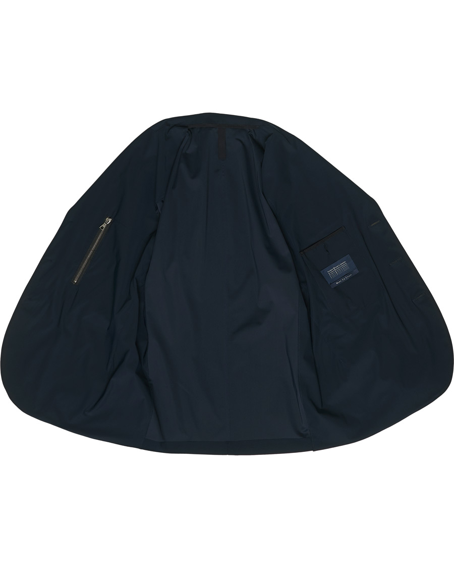 Herren | Sakkos | Harris Wharf London | Light Technic Travel Blazer Dark Blue