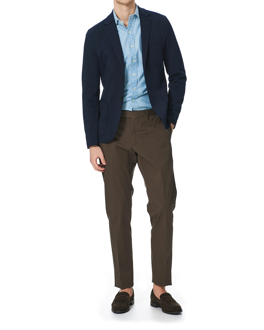 Herren | Sakkos | Harris Wharf London | Stretch Piquet Blazer Navy