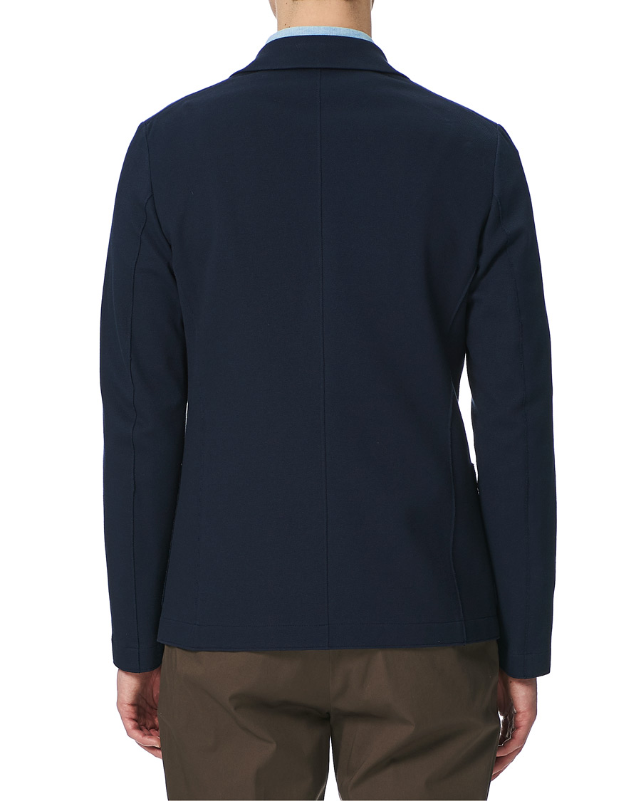 Herren | Sakkos | Harris Wharf London | Stretch Piquet Blazer Navy