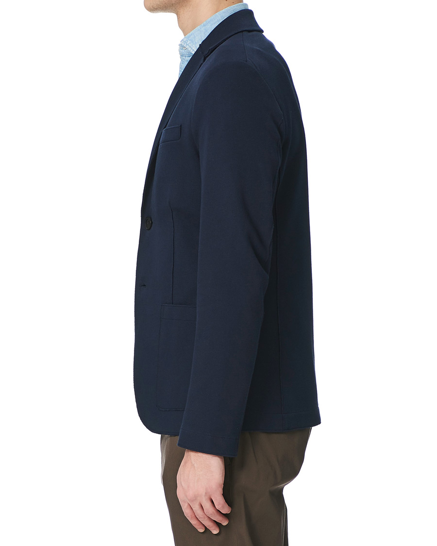 Herren | Sakkos | Harris Wharf London | Stretch Piquet Blazer Navy
