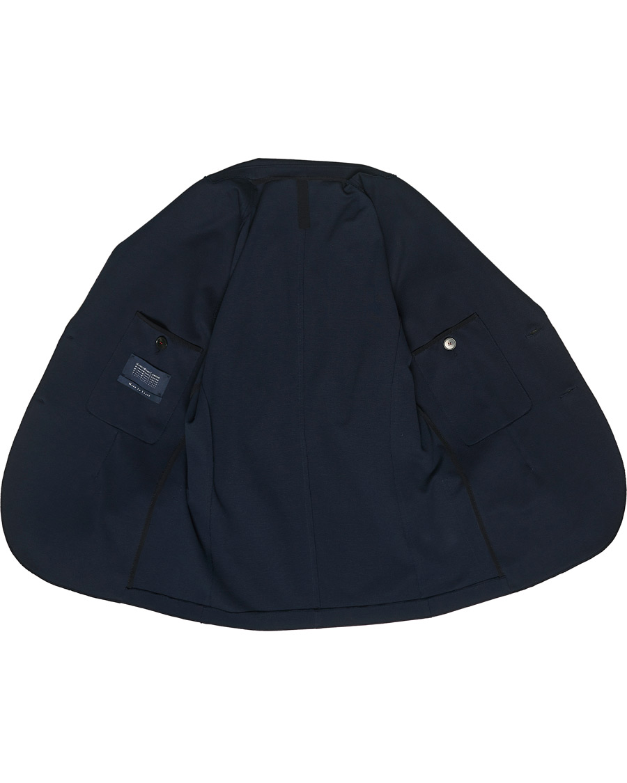 Herren | Sakkos | Harris Wharf London | Stretch Piquet Blazer Navy