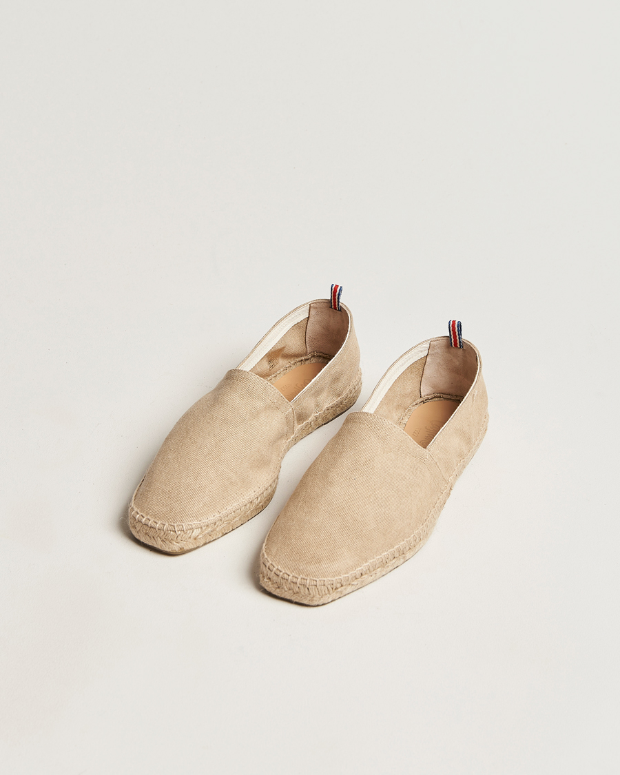 Herren | Castañer | Castañer | Pablo Washed Canvas Espadrilles Sand