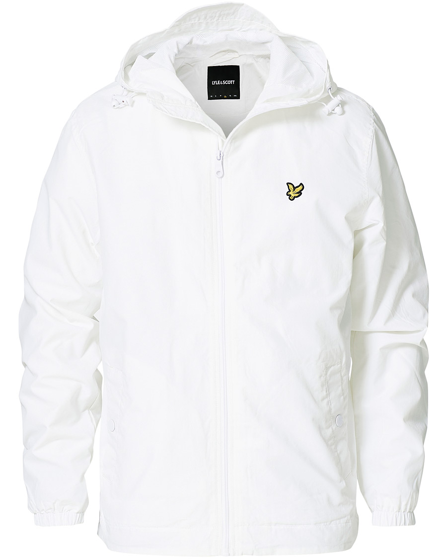 Herren | Jacken | Lyle & Scott | Zip Through Hooded Jacket White