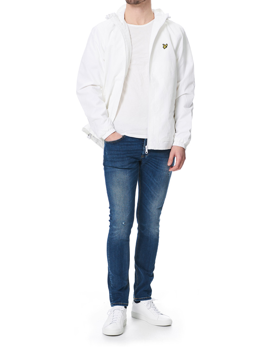 Herren | Jacken | Lyle & Scott | Zip Through Hooded Jacket White