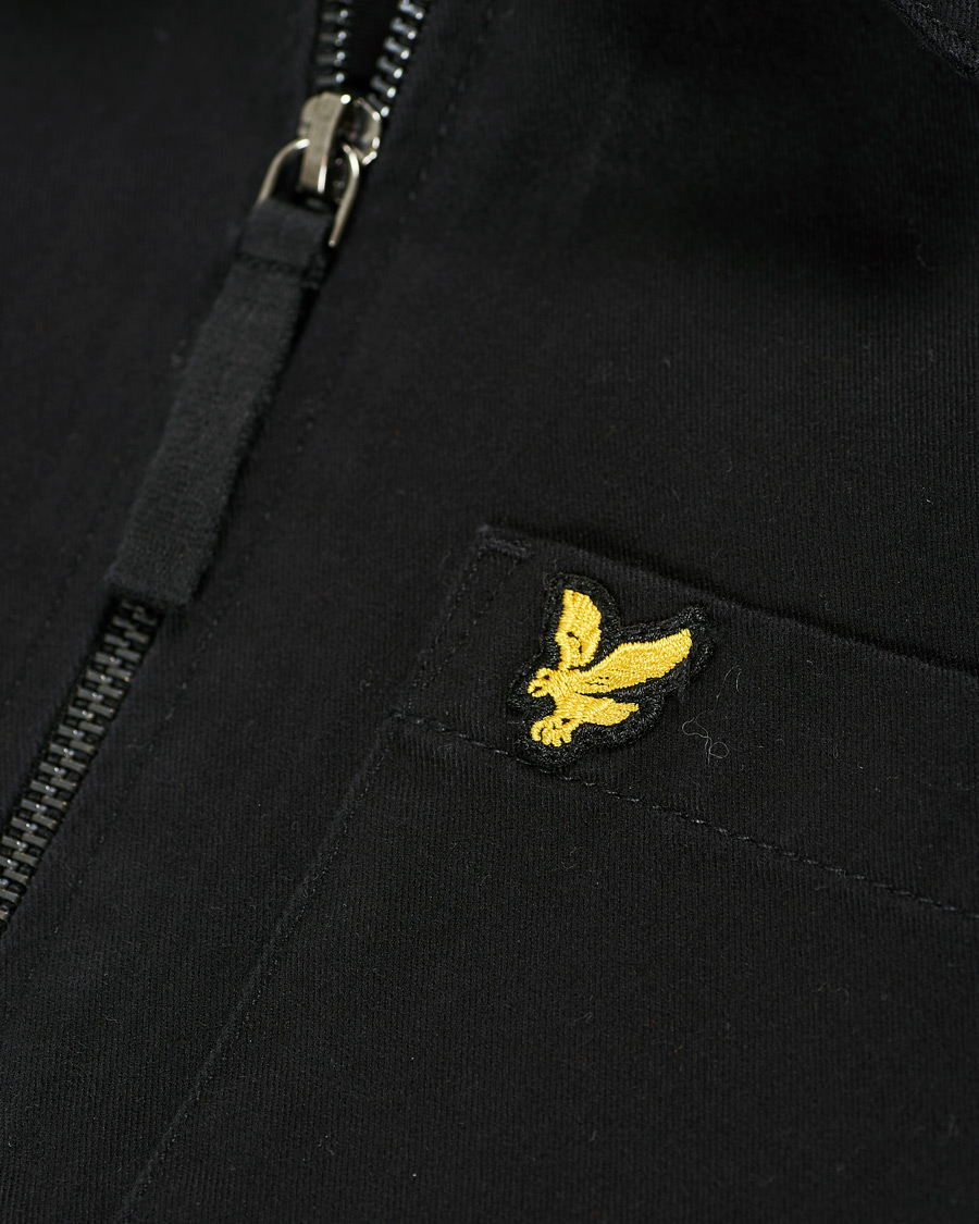 Herren | Hemden | Lyle & Scott | Twill Zip Overshirt Jet Black