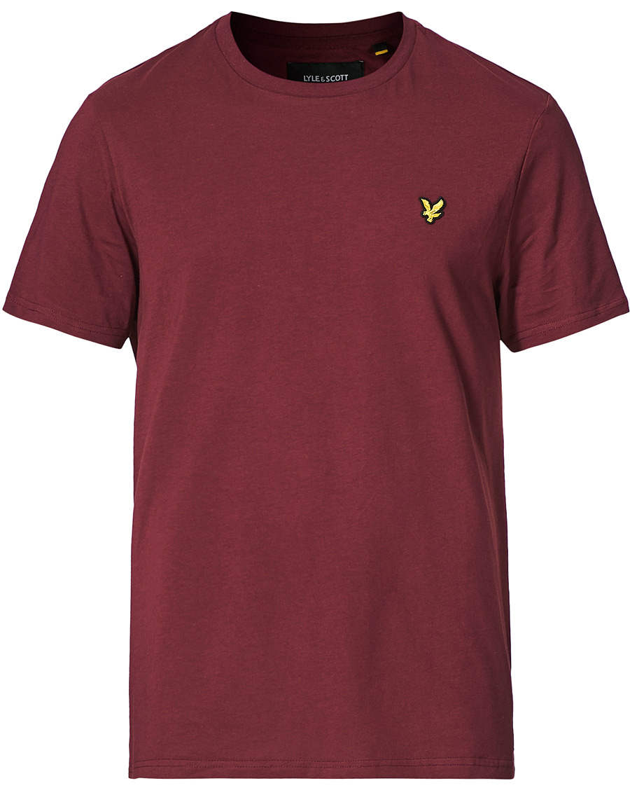 Herren | T-Shirts | Lyle & Scott | Crew Neck Tee Merlot