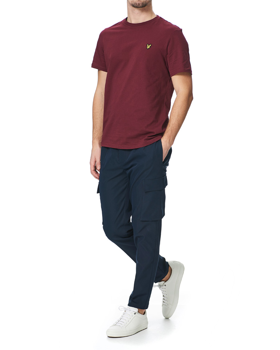 Herren | T-Shirts | Lyle & Scott | Crew Neck Tee Merlot