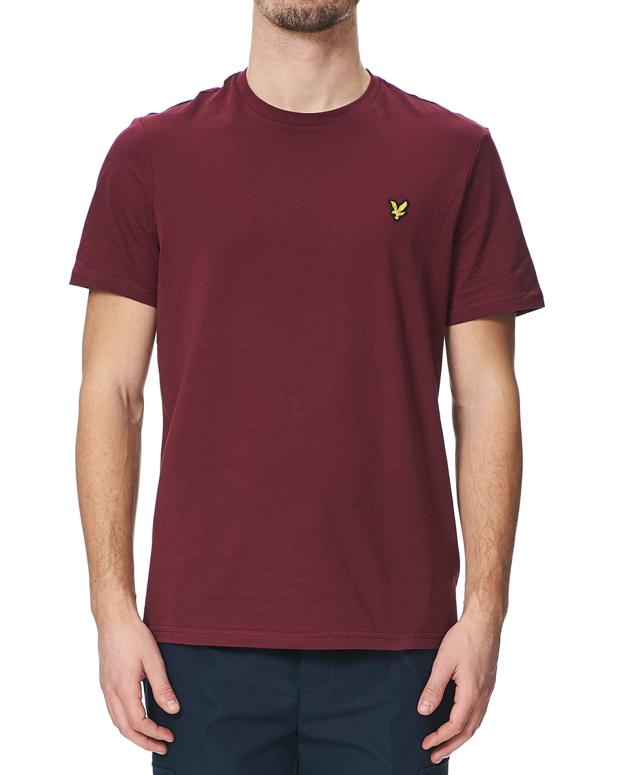Herren | T-Shirts | Lyle & Scott | Crew Neck Tee Merlot