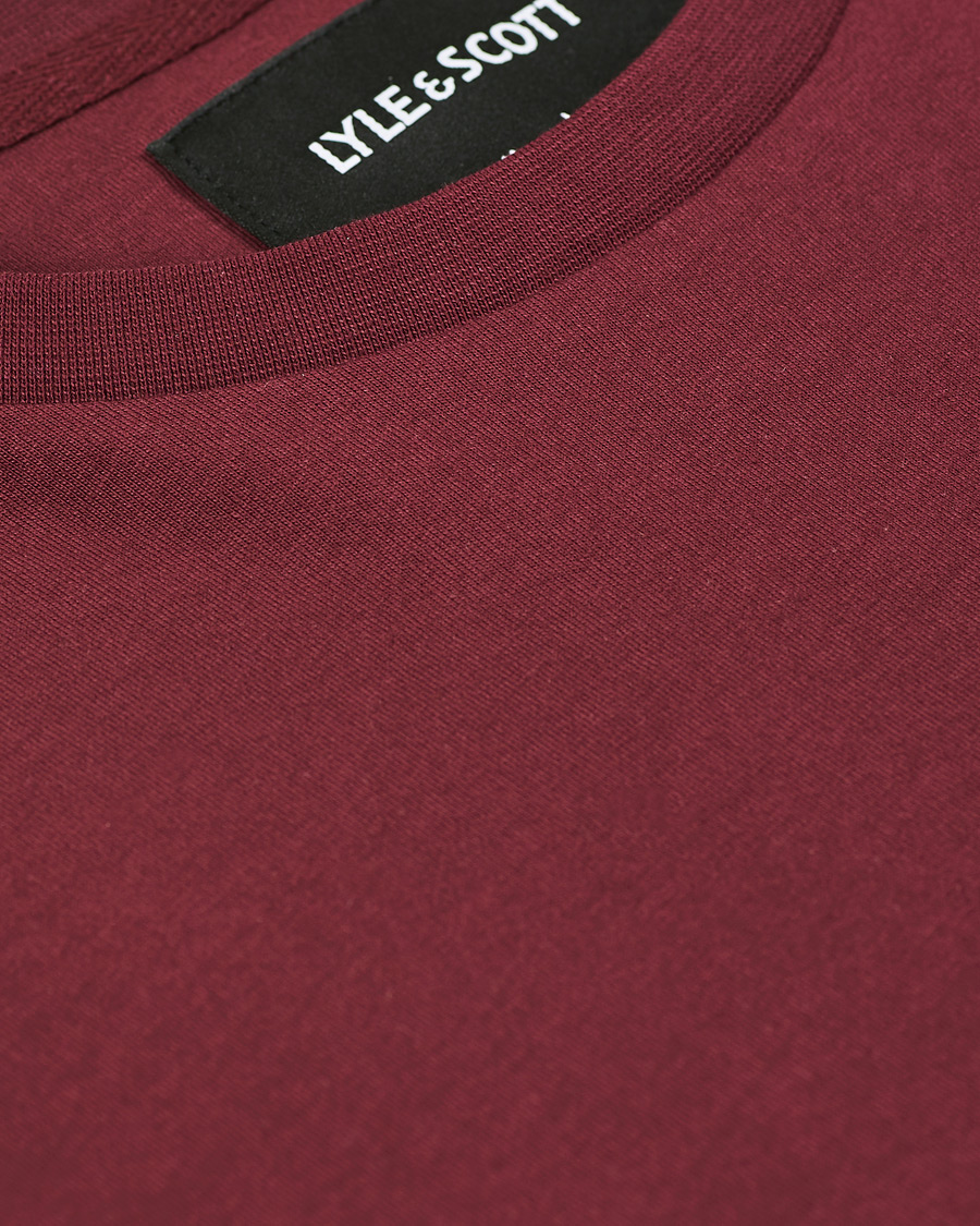 Herren | T-Shirts | Lyle & Scott | Crew Neck Tee Merlot