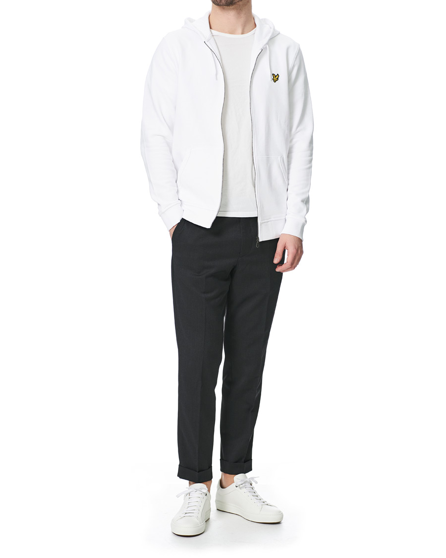 Herren | Pullover | Lyle & Scott | Full Zip Hoodie White