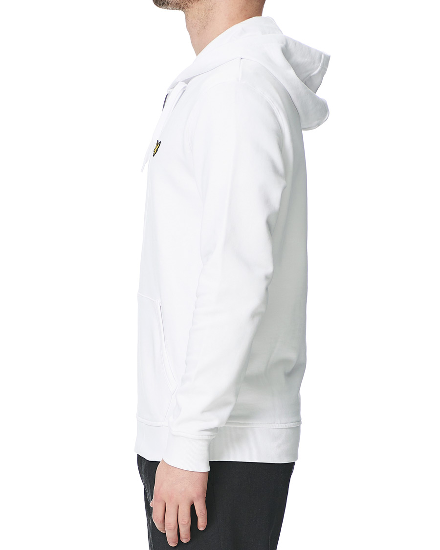 Herren | Pullover | Lyle & Scott | Full Zip Hoodie White