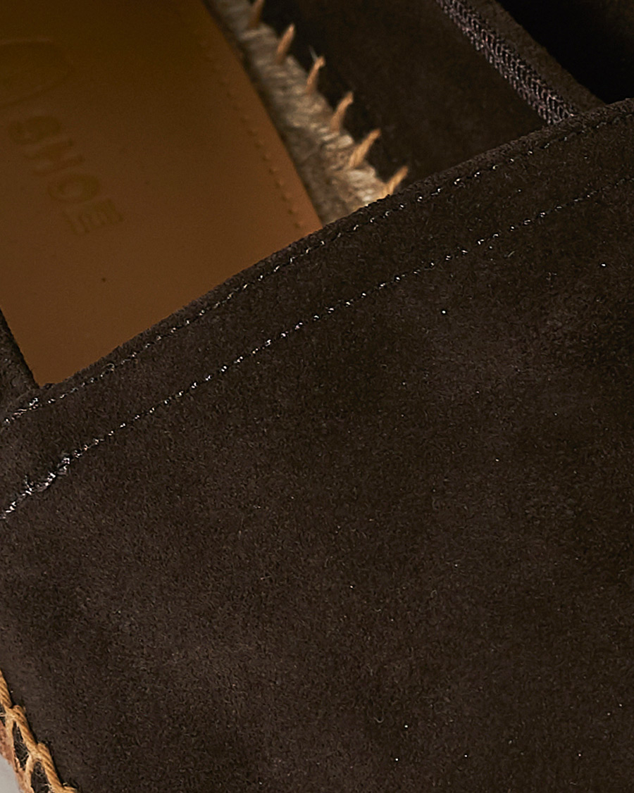 Herren | Car Shoe Flex Sole Espadrillas Dark Brown Suede | Car Shoe | Flex Sole Espadrillas Dark Brown Suede