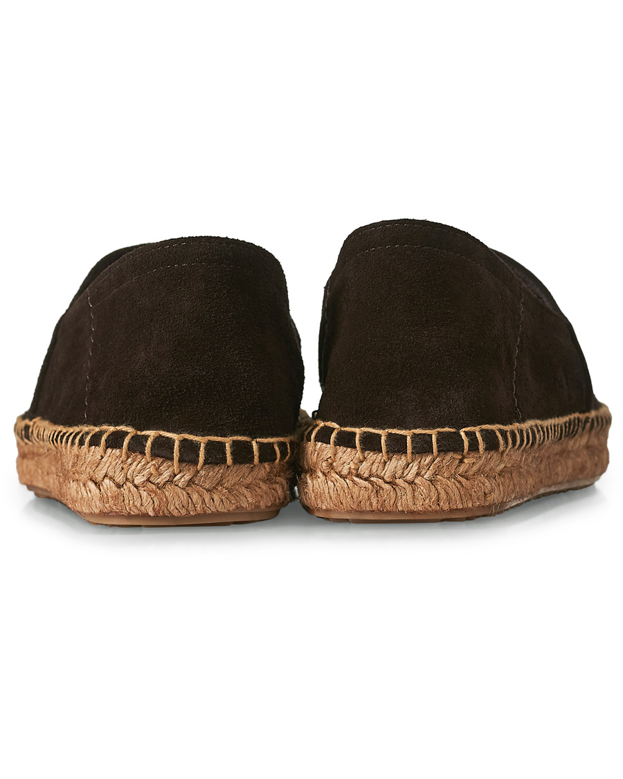 Herren | Car Shoe Flex Sole Espadrillas Dark Brown Suede | Car Shoe | Flex Sole Espadrillas Dark Brown Suede