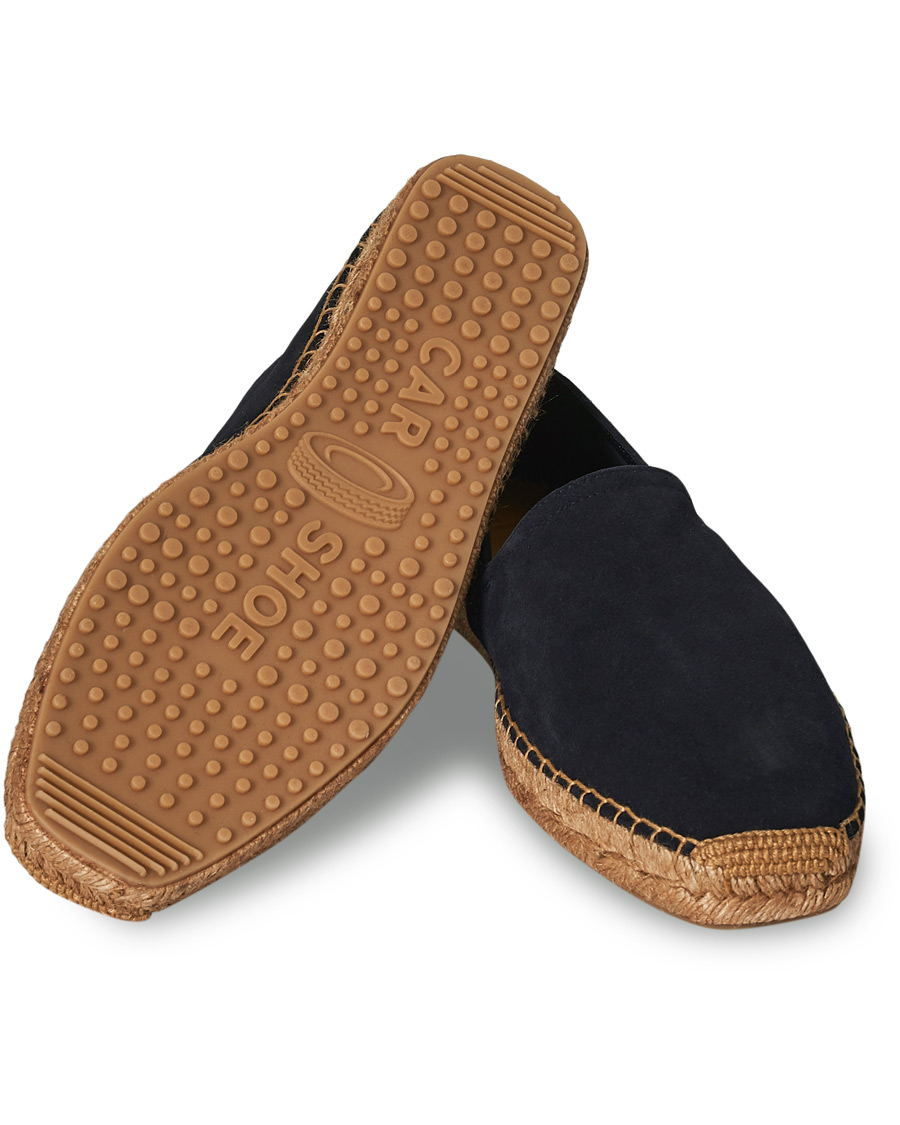 Herren | Car Shoe Flex Sole Espadrillas Navy Suede | Car Shoe | Flex Sole Espadrillas Navy Suede