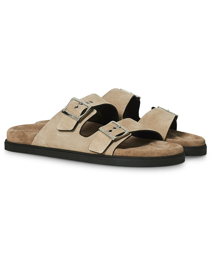 Herren | Car Shoe Sandal Beige Suede | Car Shoe | Sandal Beige Suede