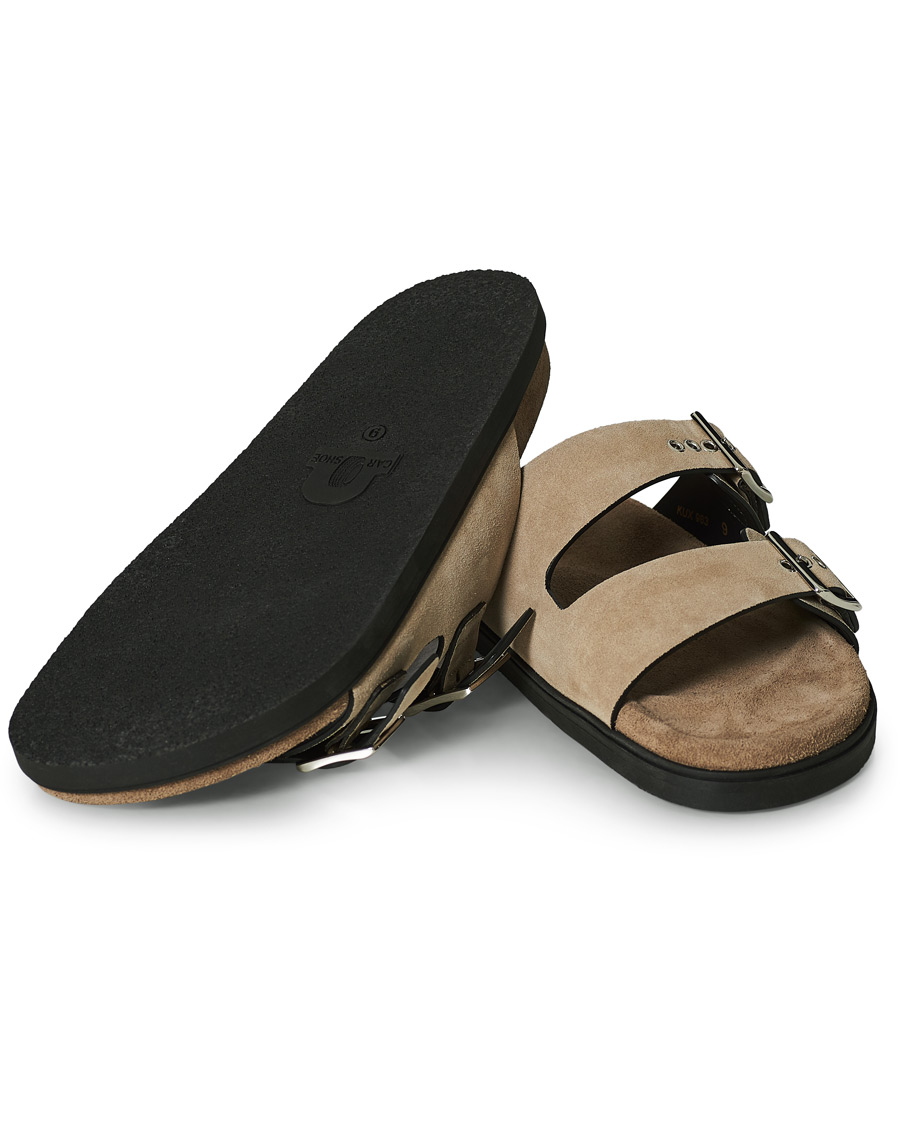Herren | Car Shoe Sandal Beige Suede | Car Shoe | Sandal Beige Suede