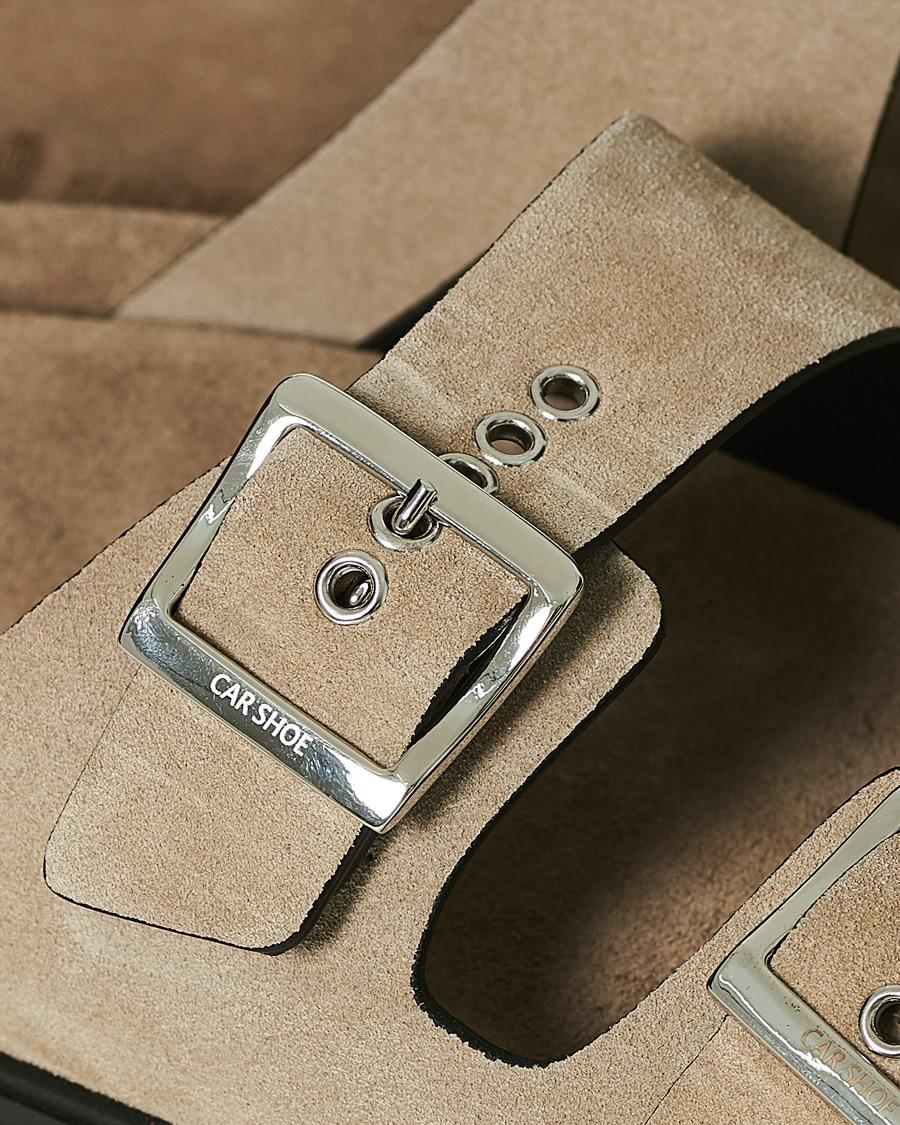 Herren | Car Shoe Sandal Beige Suede | Car Shoe | Sandal Beige Suede