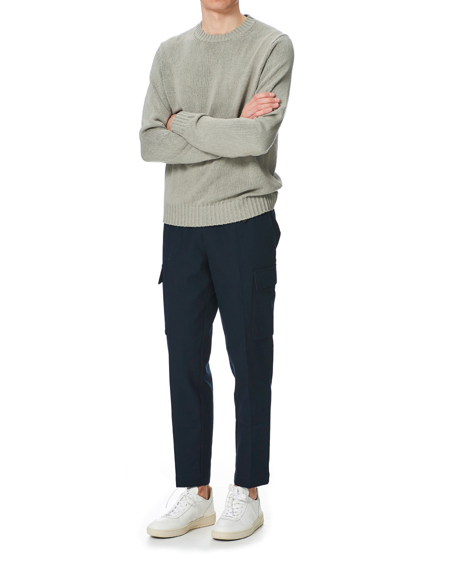 Herren | Hosen | Samsøe Samsøe | Samsøe & Samsøe Agnar Cotton/Wool Cargo Pants Sky Captain