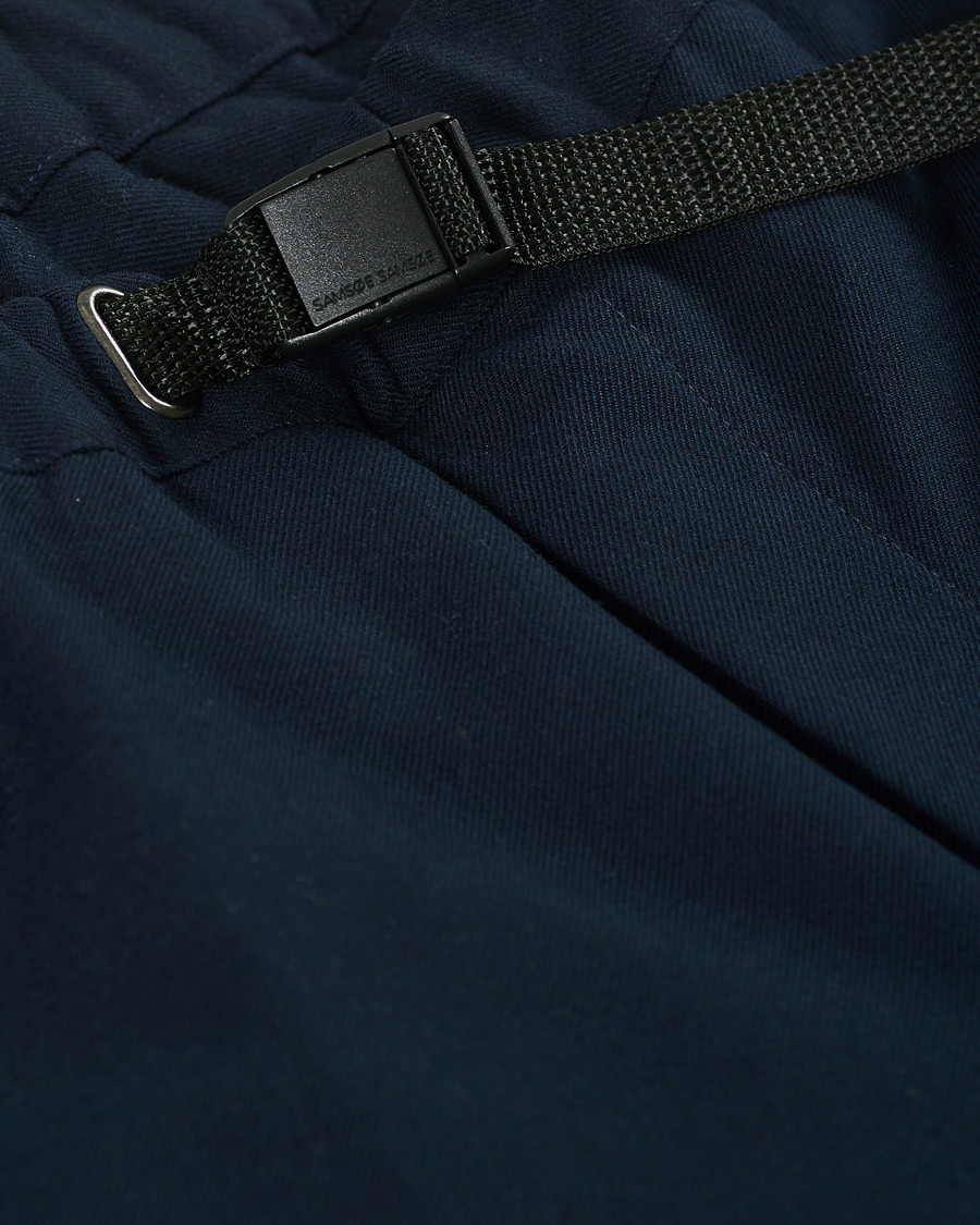 Herren | Hosen | Samsøe Samsøe | Samsøe & Samsøe Agnar Cotton/Wool Cargo Pants Sky Captain