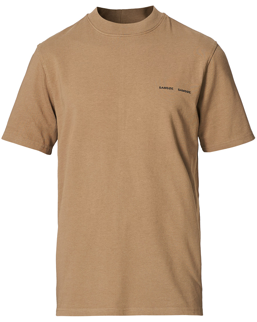 Herren | T-Shirts | Samsøe Samsøe | Samsøe & Samsøe Norsbro Short Sleeve Logo Tee Caribou