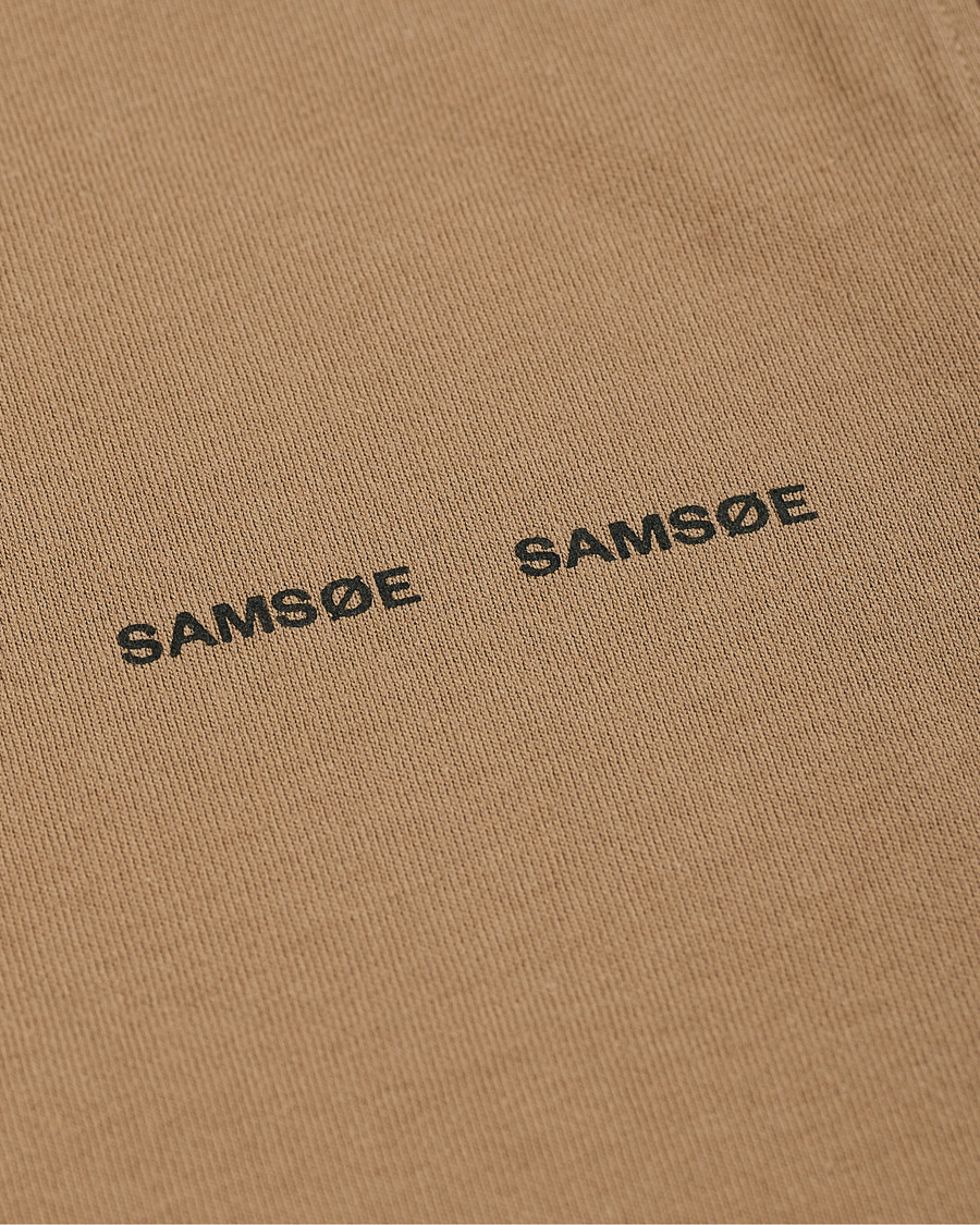 Herren | T-Shirts | Samsøe Samsøe | Samsøe & Samsøe Norsbro Short Sleeve Logo Tee Caribou