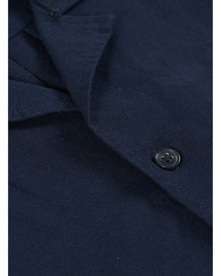Herren | Hemden | Samsøe Samsøe | Samsøe & Samsøe Einar Cotton Short Sleeve Resort Shirt Night Sky
