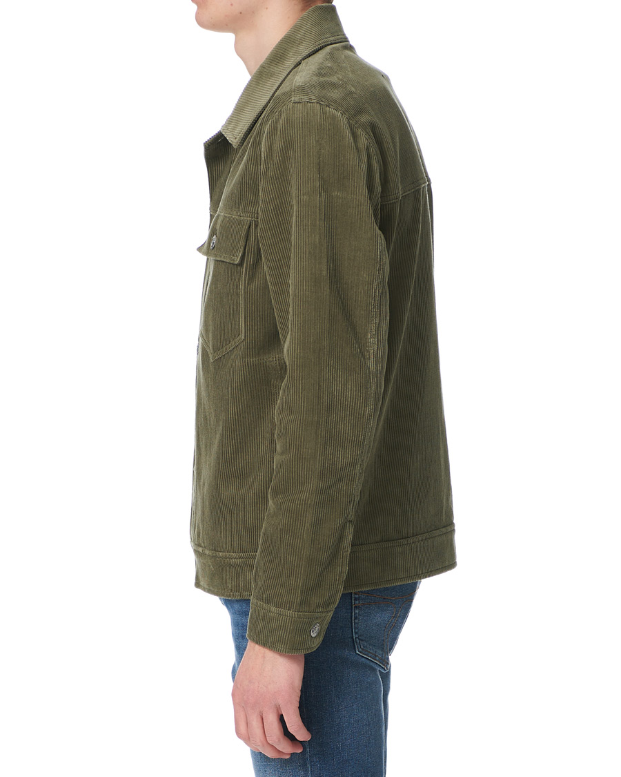 Herren | Jacken | Samsøe Samsøe | Samsøe & Samsøe Ver Cotton Cord Jacket Deep Lichen Green