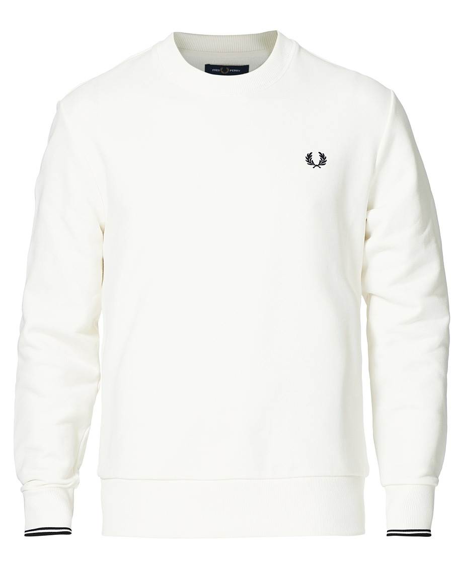 Herren | Pullover | Fred Perry | Crew Neck Sweatshirt Snow White