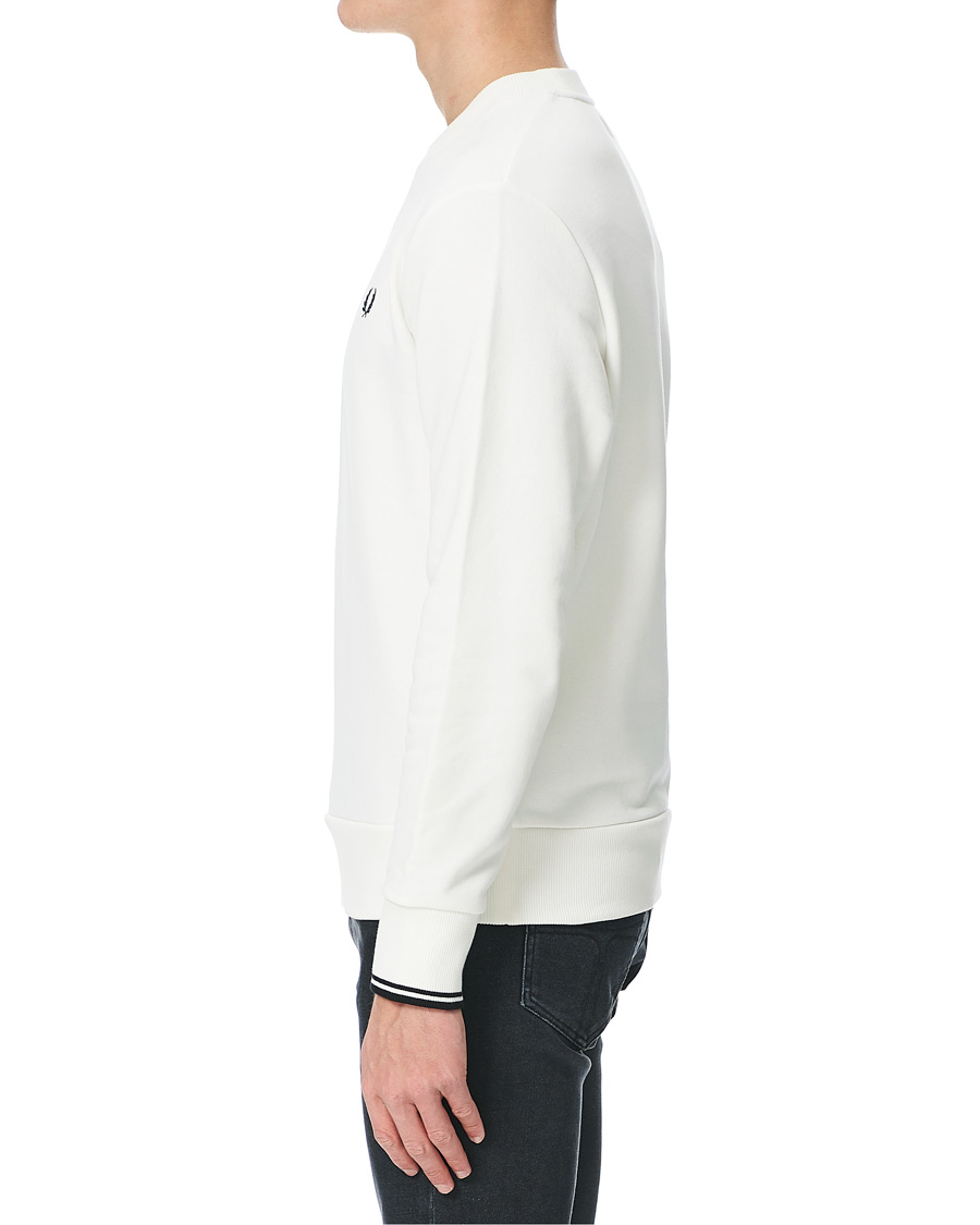 Herren | Pullover | Fred Perry | Crew Neck Sweatshirt Snow White