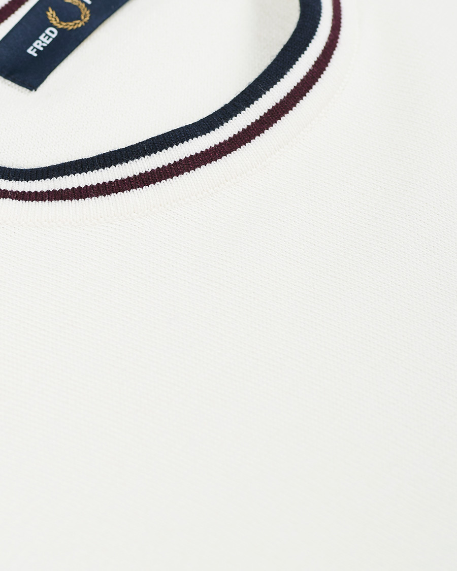 Herren | Pullover | Fred Perry | Classic Crew Neck Jumper Snow White