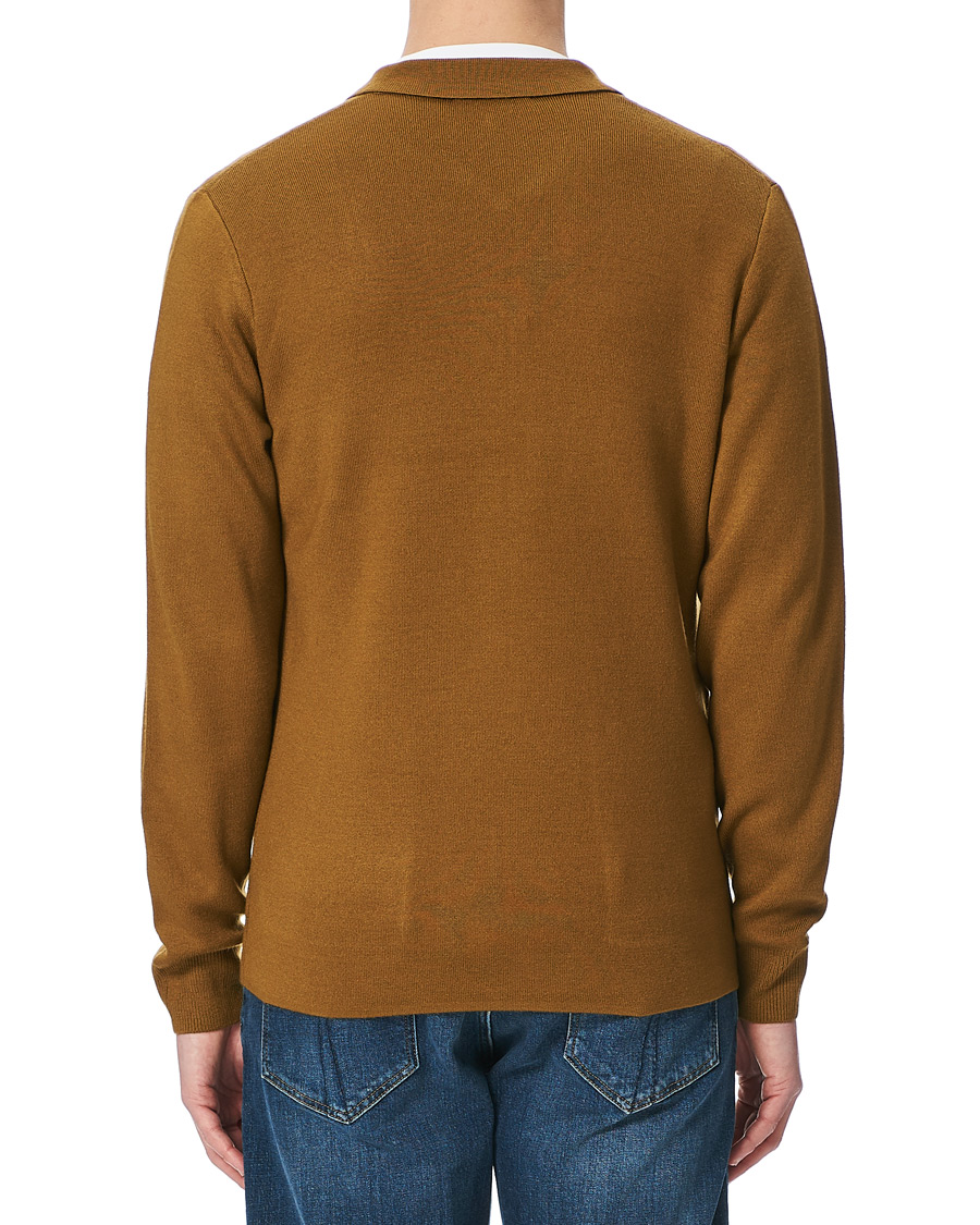 Herren | Pullover | Fred Perry | Zip Through Cardigan Dark Caramel