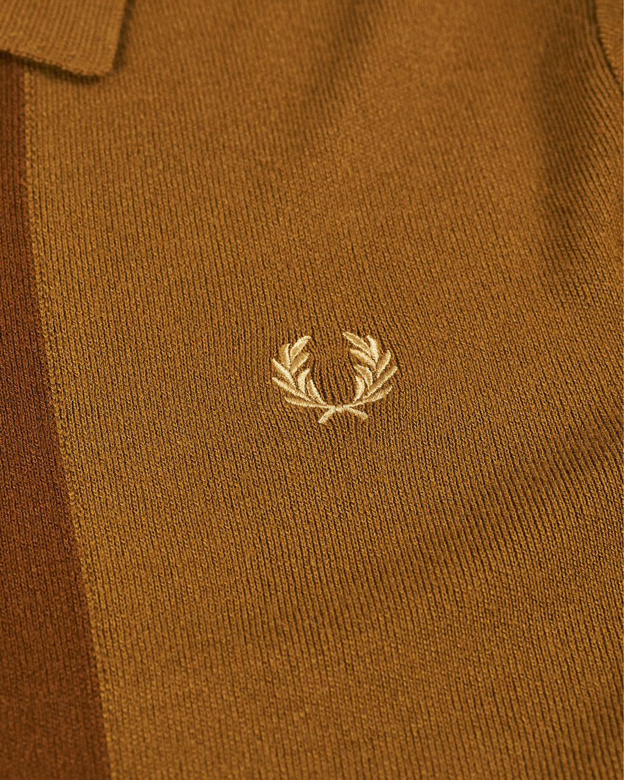 Herren | Pullover | Fred Perry | Zip Through Cardigan Dark Caramel
