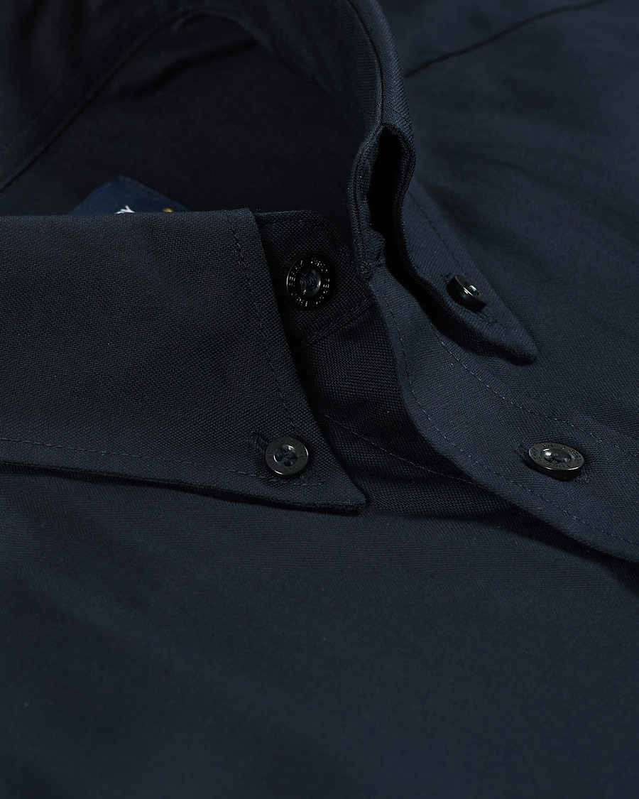 Herren | Hemden | Fred Perry | Short Sleeve Oxford Shirt Navy