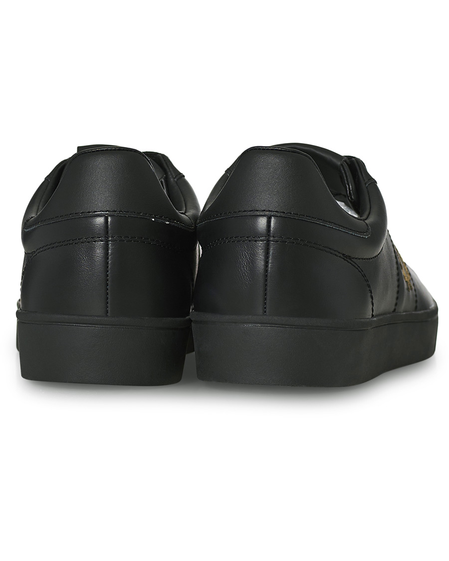 Herren | Fred Perry Spencer Leather Sneaker Black/Gold | Fred Perry | Spencer Leather Sneaker Black/Gold