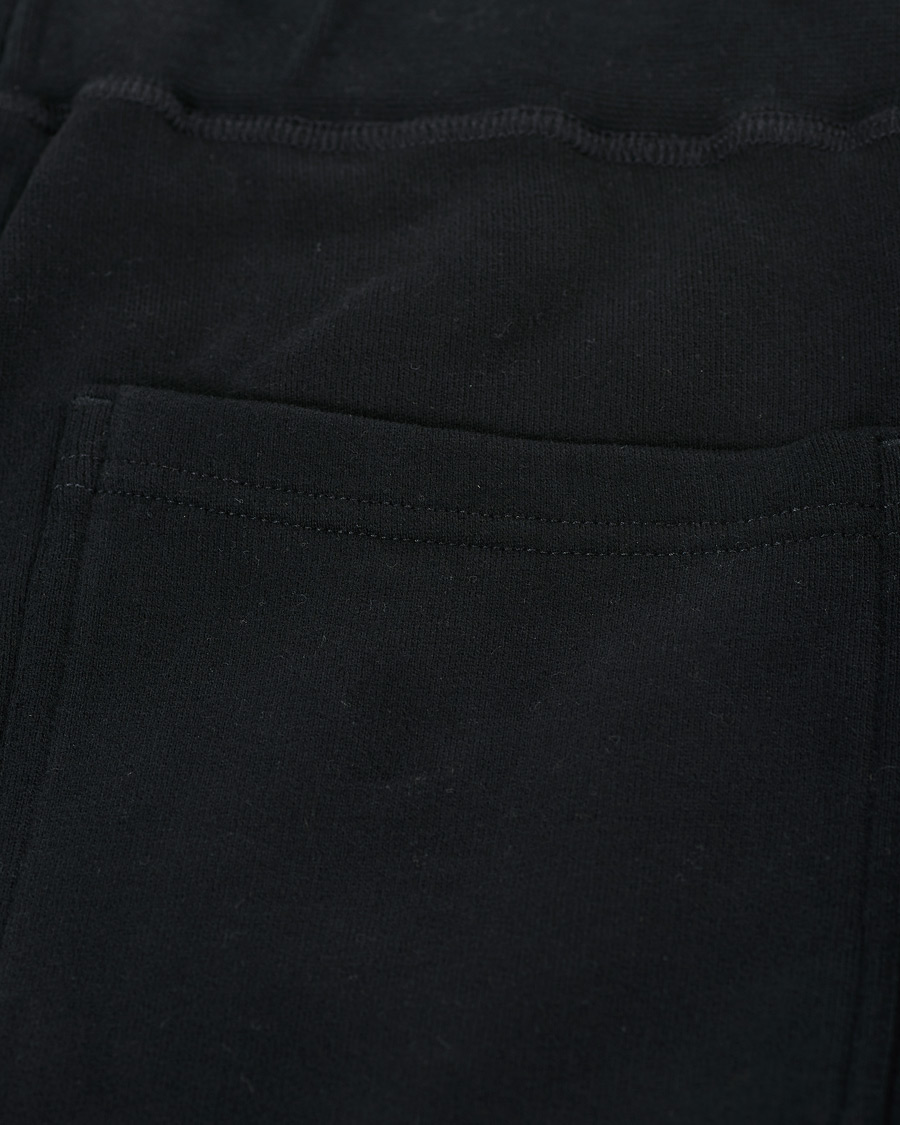 Herren | Hosen | Sunspel | Cotton Loopback Track Pants Black