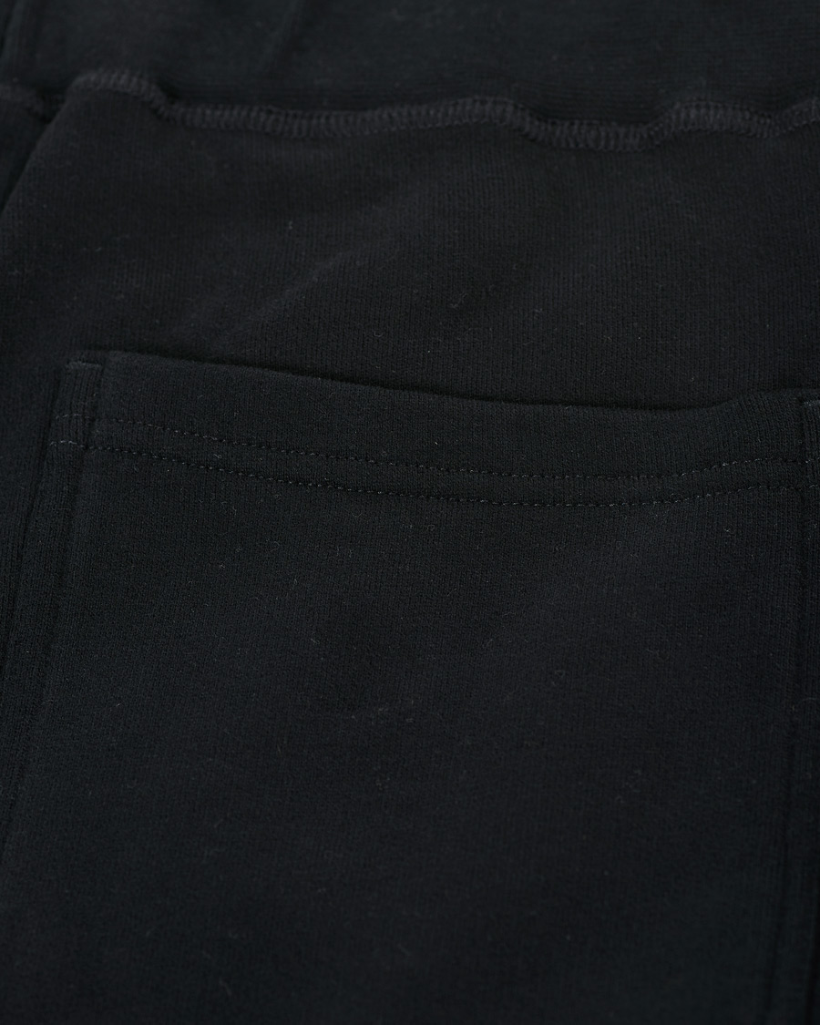 Herren | Hosen | Sunspel | Cotton Loopback Track Pants Black