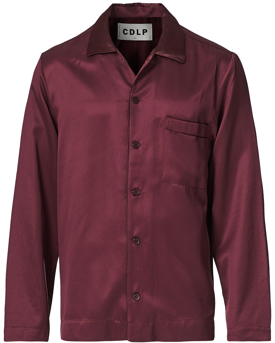 Herren | Pyjama Oberteile | CDLP | Home Suit Long Sleeve Top Burgundy