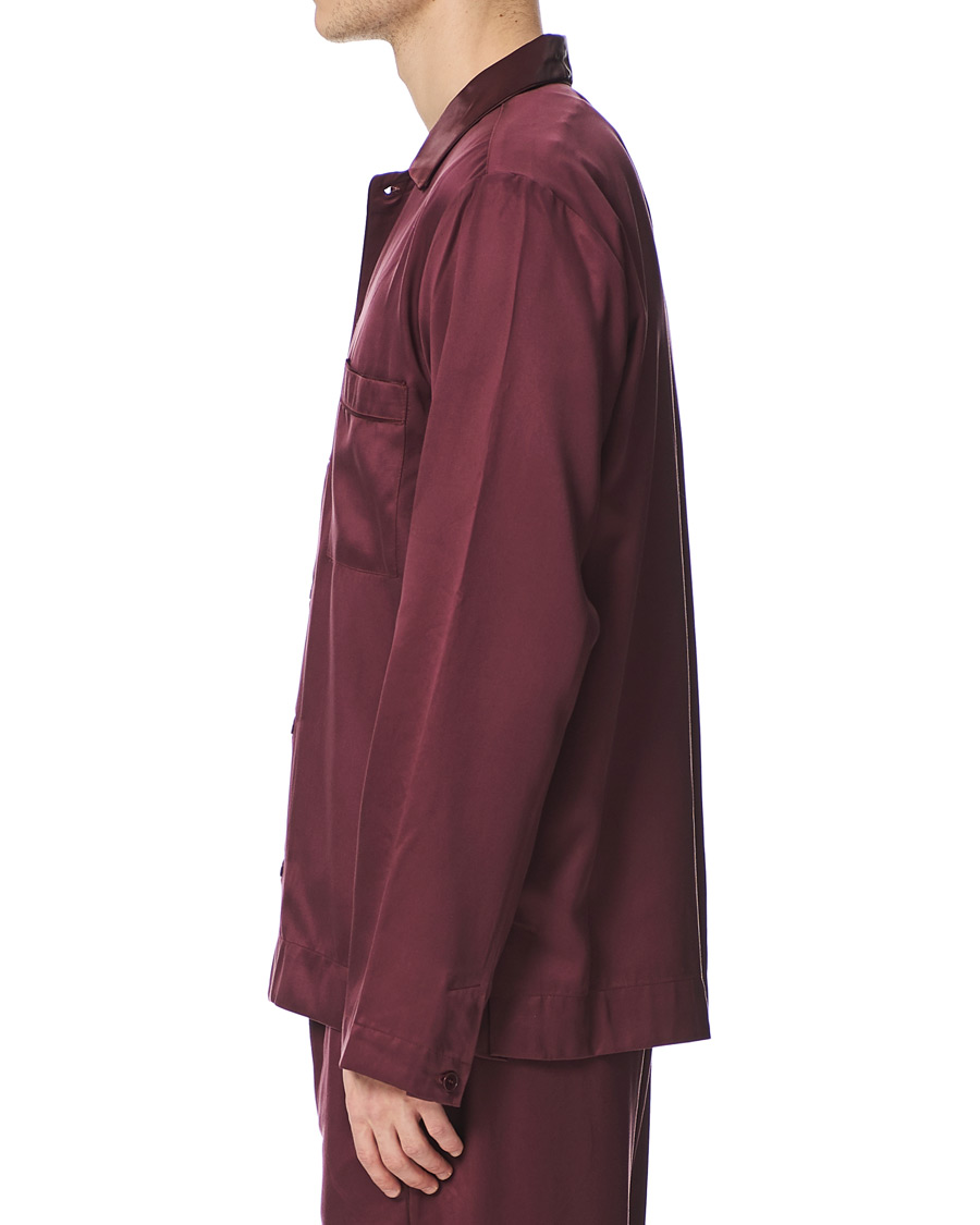 Herren | Schlafanzüge & Bademäntel | CDLP | Home Suit Long Sleeve Top Burgundy
