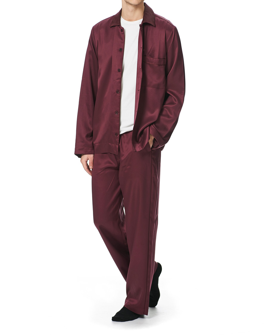 Herren | Schlafanzüge & Bademäntel | CDLP | Home Suit Long Bottom Burgundy