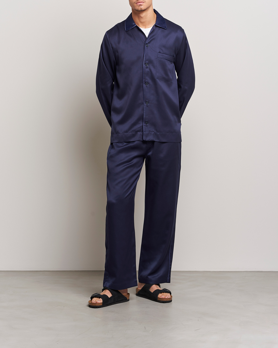 Herren | Schlafanzüge & Bademäntel | CDLP | Home Suit Long Bottom Navy Blue