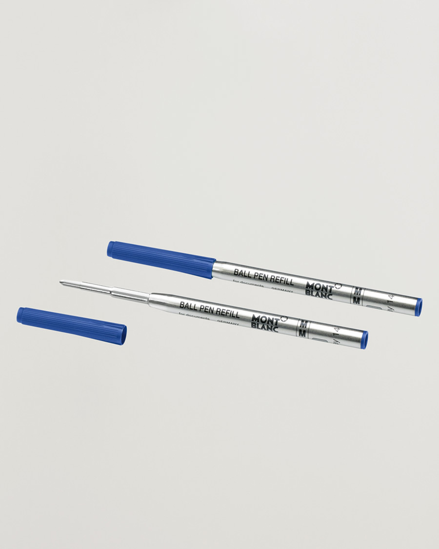 Herr | Pennor | Montblanc | 2 Ballpoint Pen Refill Royal Blue