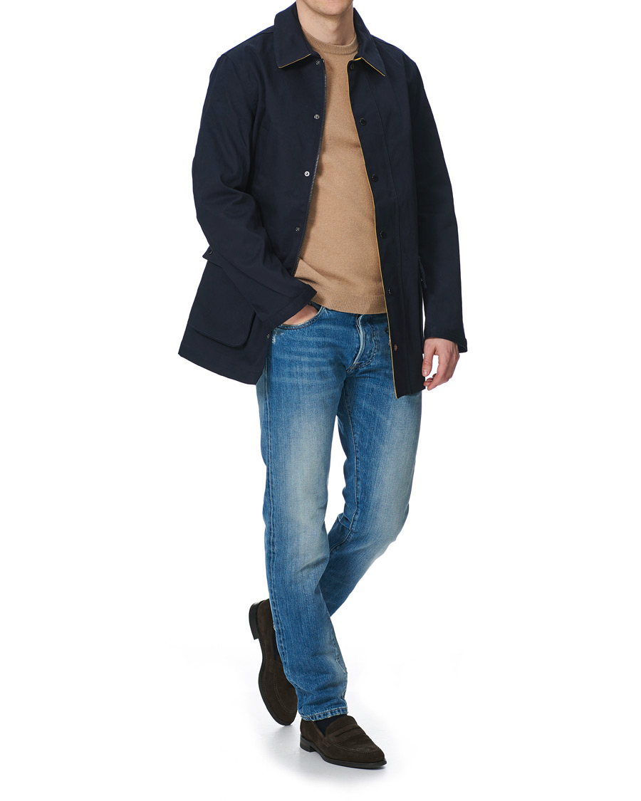 Herren | Jacken | Hackett | Summer Car Coat Navy
